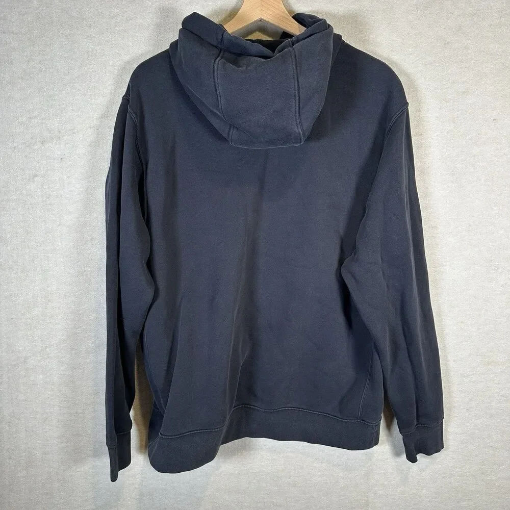 Nike Sportswear Club Fleece Graphic Black Pullover Hoodie Sweatshirt Men’s XL